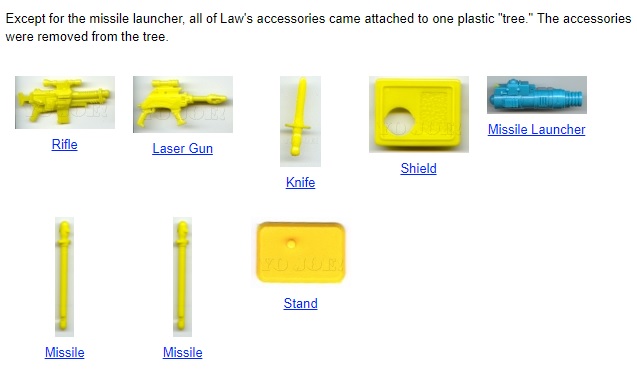 1993 GI Joe Battle Corps Law