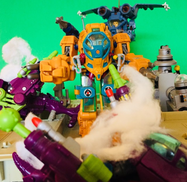 1994 Exosquad Rita Torres with Field Sergeant E-Frame