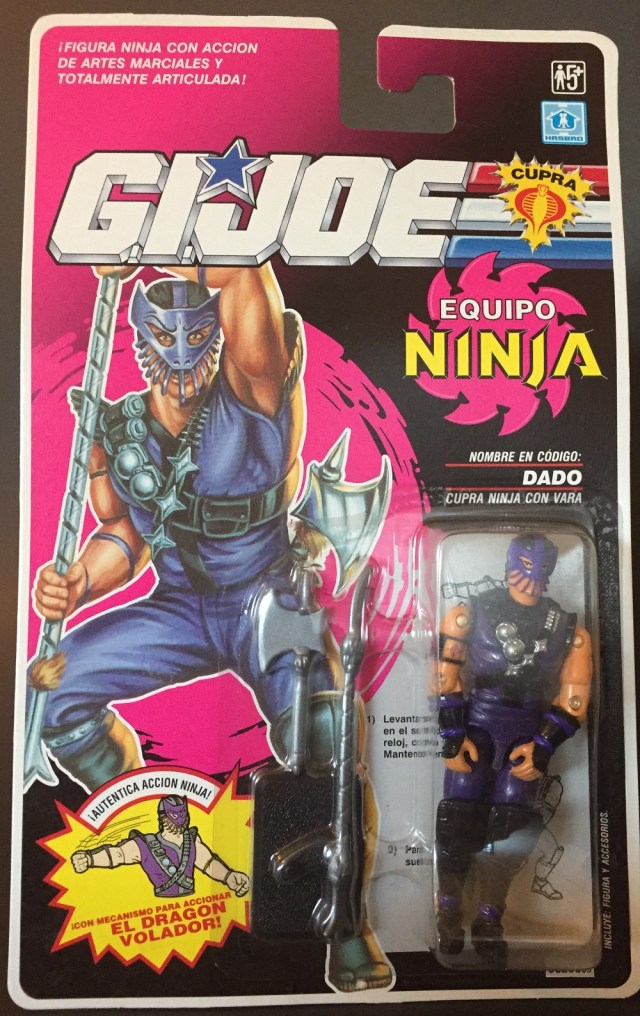 1992 GI Joe Ninja Force Dice