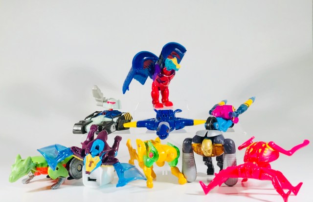 2000 Transformers Beast Machines McDonald’s Happy Meal toys, alternate modes