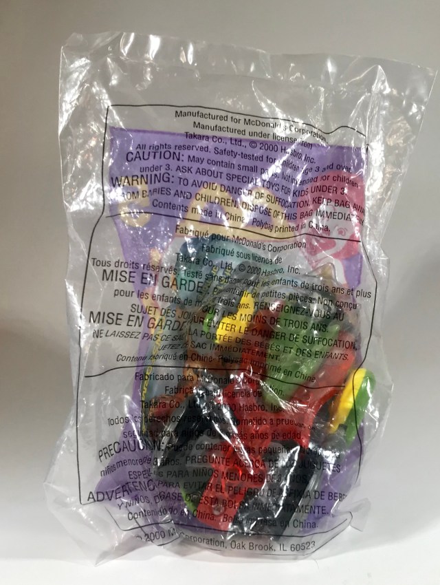 2000 Transformers Beast Machines McDonald’s Happy Meal Rattrap, bagged