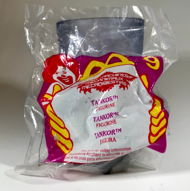2000 Transformers Beast Machines McDonald’s Happy Meal Tankor, bagged