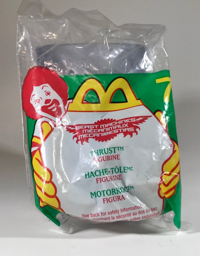 2000 Transformers Beast Machines McDonald’s Happy Meal Thrust, bagged
