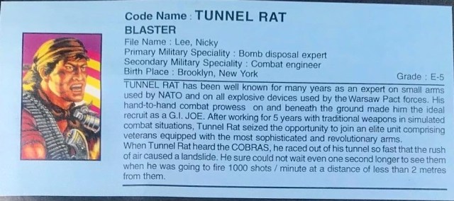 Funskool GI Joe Tunnel Rat