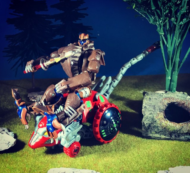 Henkei Dinobot and Fox Kids Transmetal Rattrap