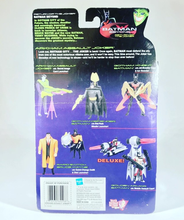 2000 Batman Beyond: Return of the Joker Arkham Assault Joker