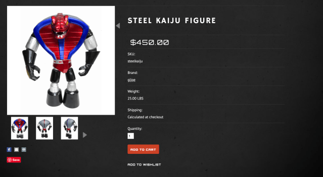 GI Joe Steel Kaiju (Cobra Sentinel)