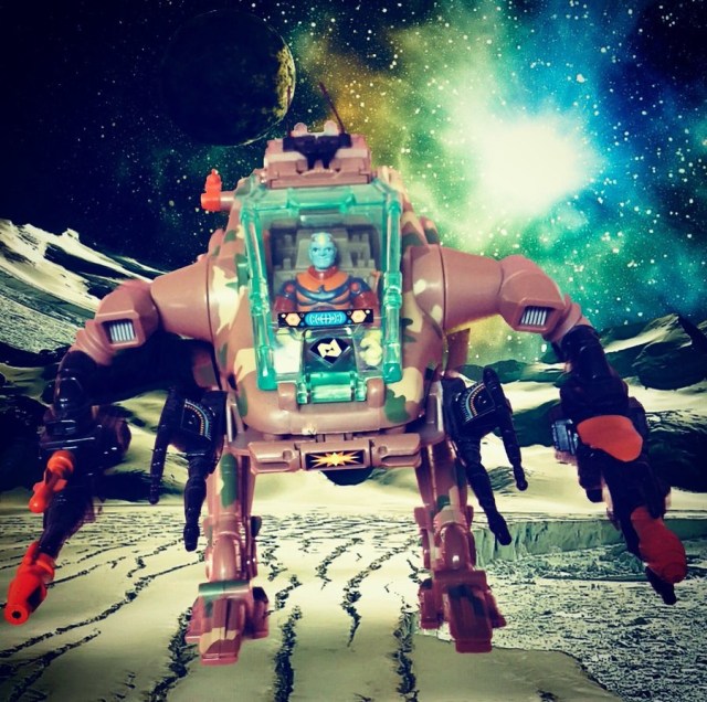 1994 Exosquad Livanus with Troop Transport E-Frame