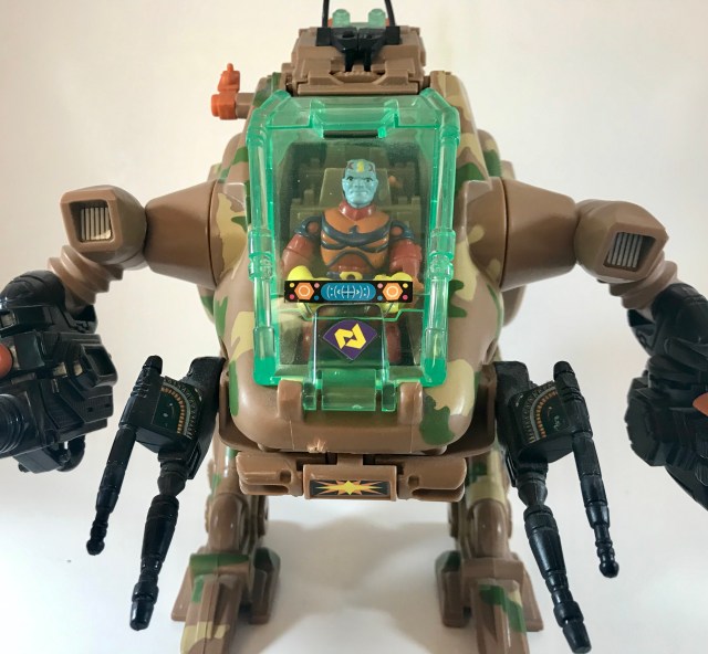 1994 Exosquad Livanus with Troop Transport E-Frame