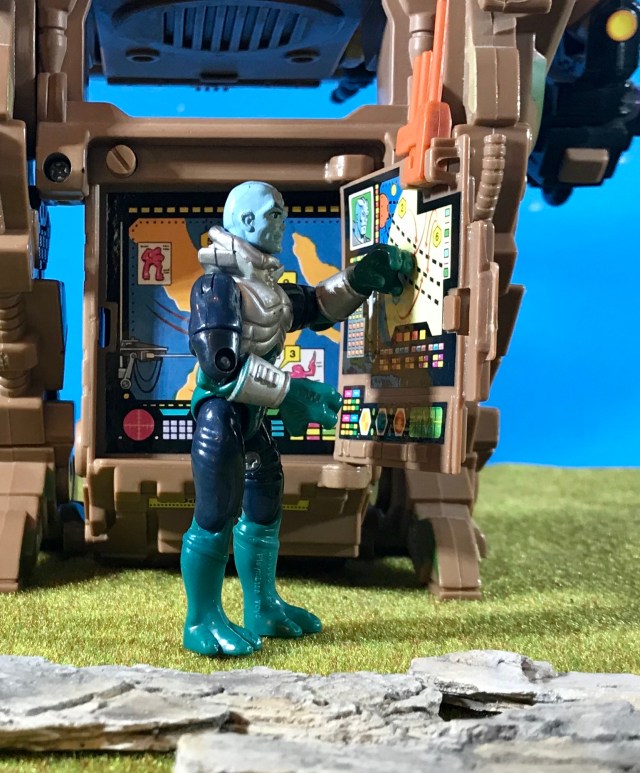 1994 Exosquad Livanus with Troop Transport E-Frame