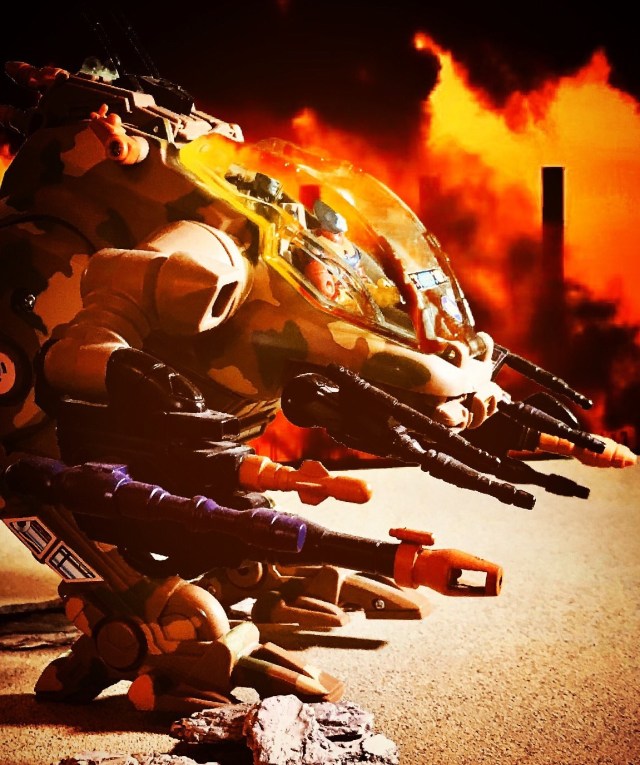 1994 Exosquad Livanus with Troop Transport E-Frame