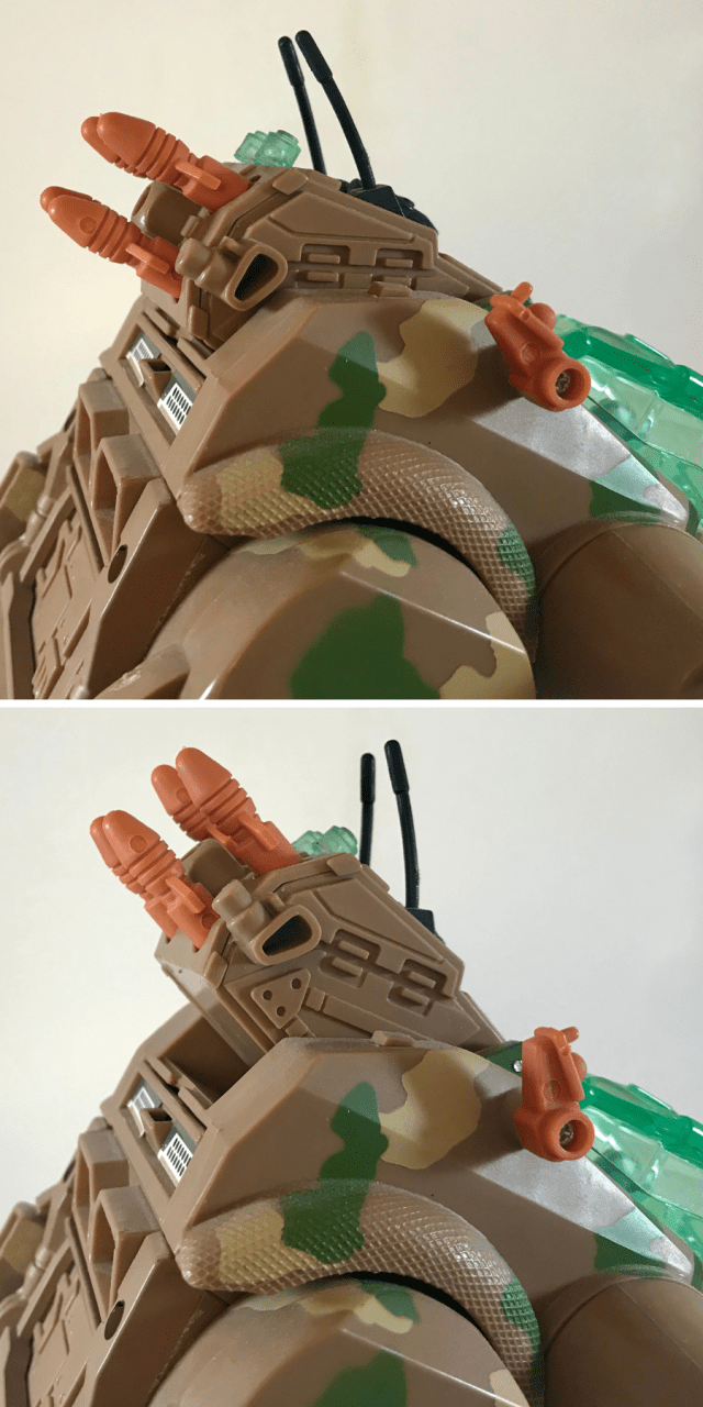 1994 Exosquad Livanus with Troop Transport E-Frame