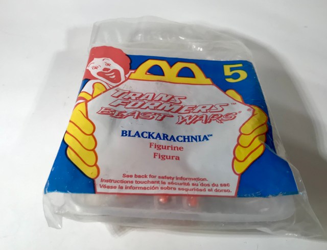 1998 Transformers Beast Wars Transmetals McDonald's Happy Meal Blackarachnia