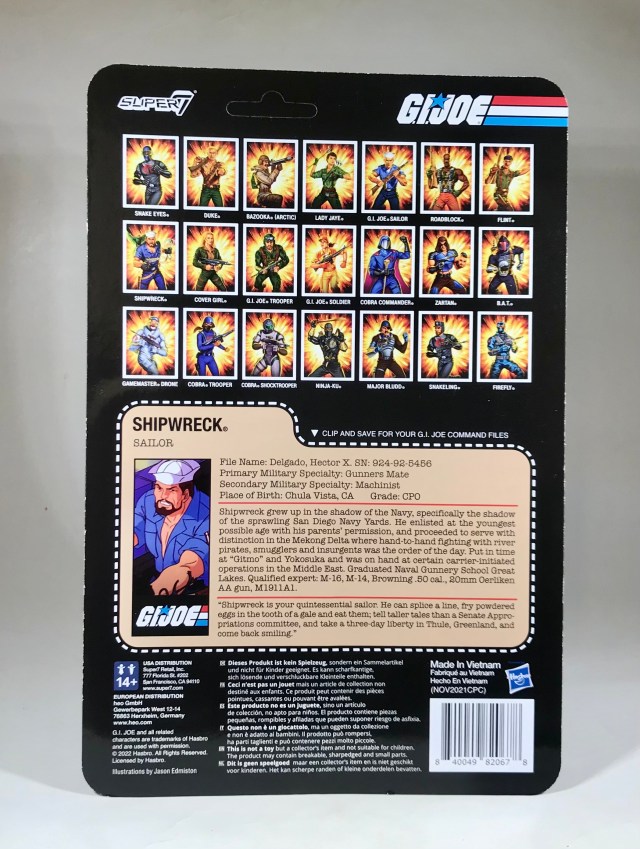 2022 Super7 GI Joe ReAction Shipwreck