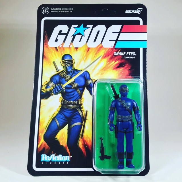2022 Super7 GI Joe ReAction Snake Eyes