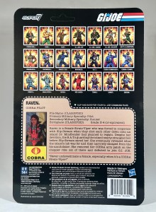 2023 Super7 ReAction Figure GI Joe Raven