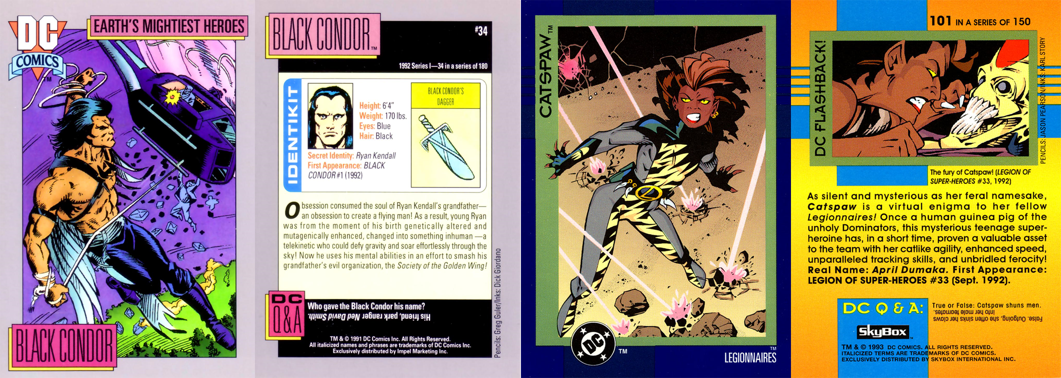 1994 SkyBox DC Master Series Trading Cards – The Dragon Fortress