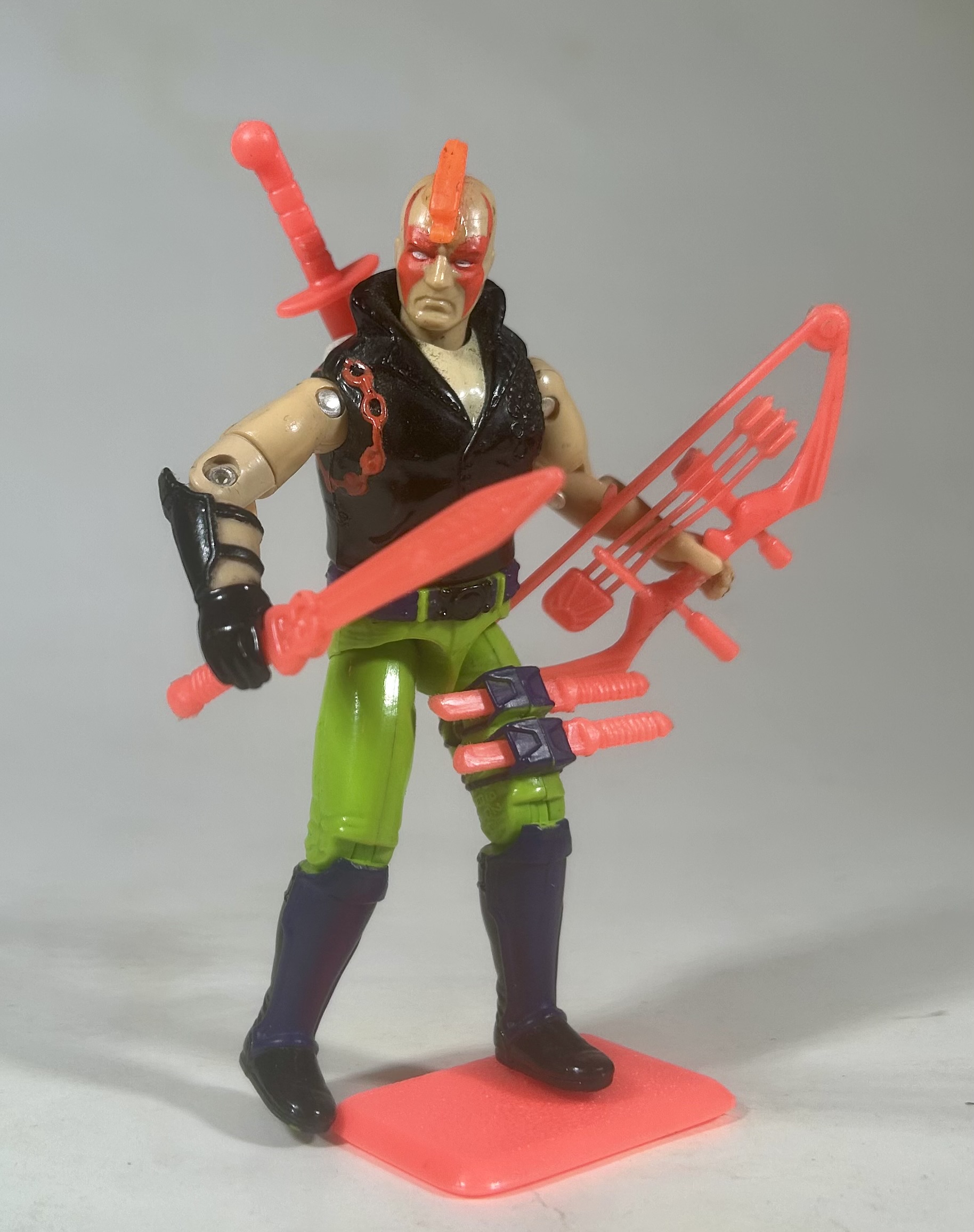 1993 GI Joe Zartan (Ninja Force) equipped with most of his weapons