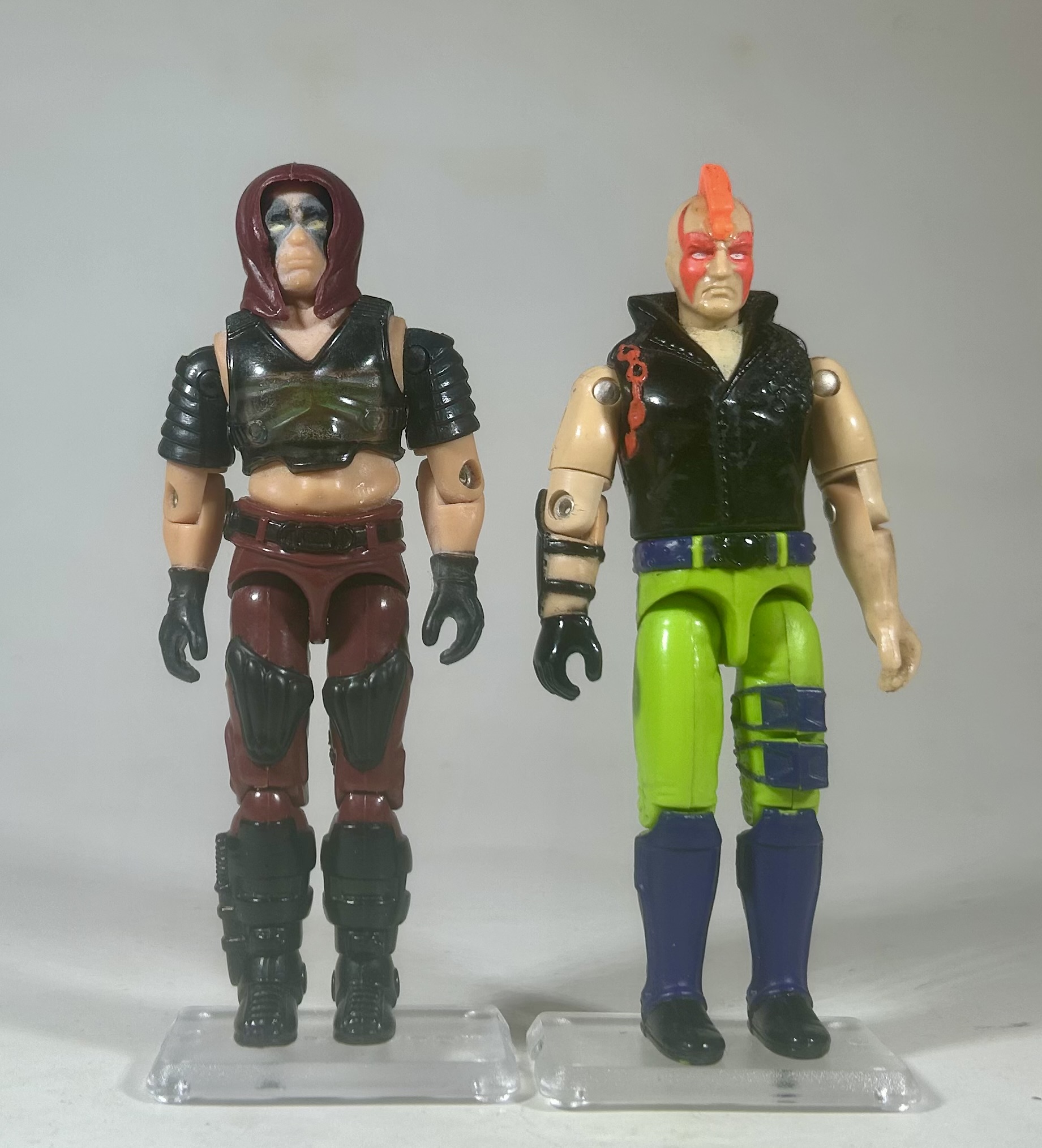 1993 GI Joe Zartan (Ninja Force) with 1984 Zartan