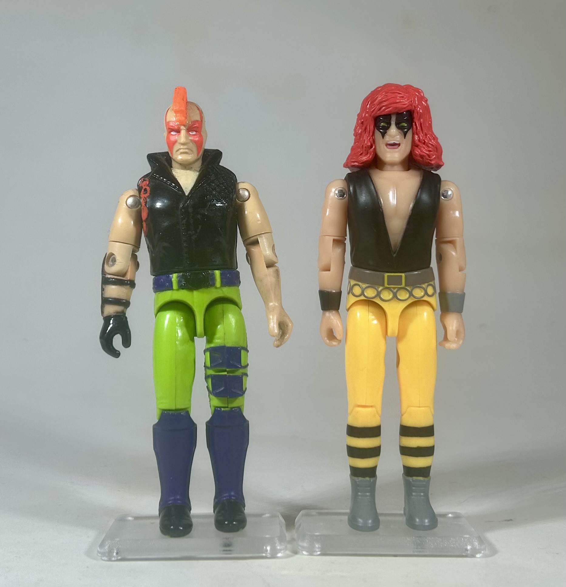 1993 GI Joe Zartan (Ninja Force) with Super7 Cold Slither Zartan