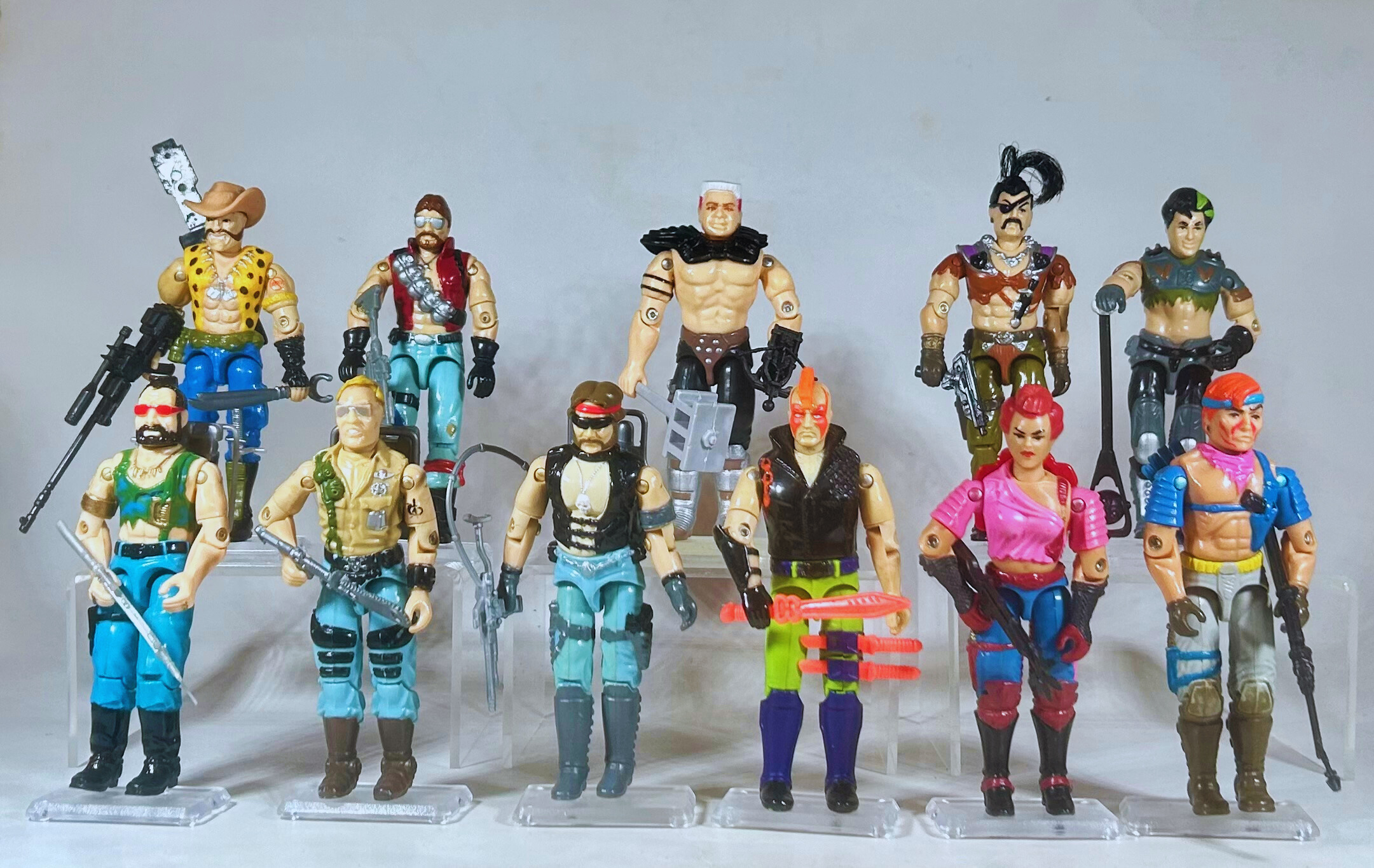 Dreadnok group shot with 1993 GI Joe Zartan (Ninja Force)