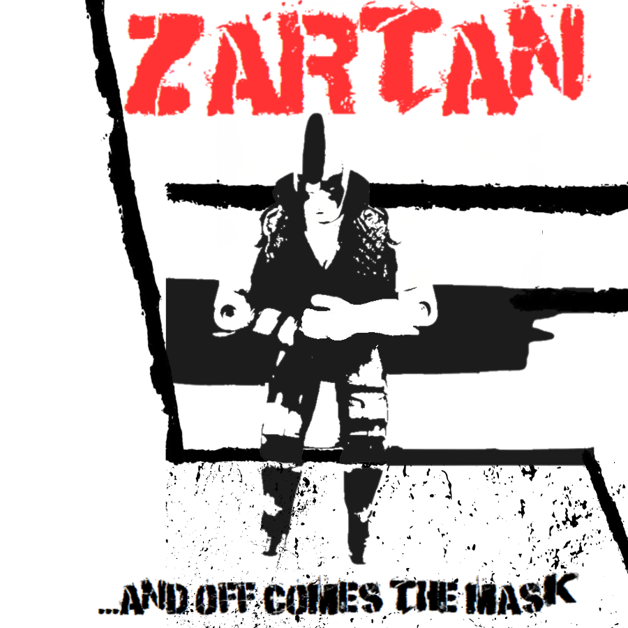 1993 GI Joe Zartan (Ninja Force) in a parody of Rancid's '... And Out Come the Wolves' album cover
